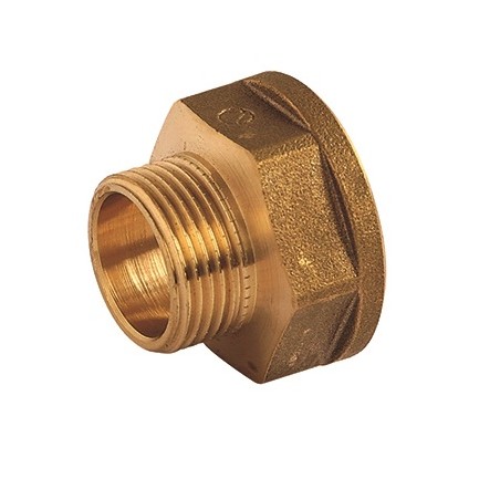 Racor Marsella reducido M-H laton Figura 246 1-1/4"x2"