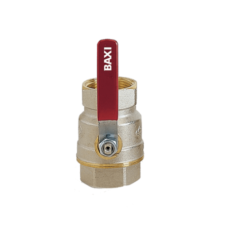 Valvula de esfera Baxi serie Cubo laton con rosca 1-1/2"