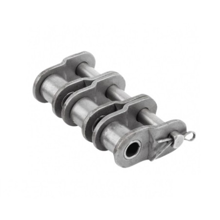 Union acodada cadena triple 28B-3 acero ISO DIN 8187 paso 1-3/4"