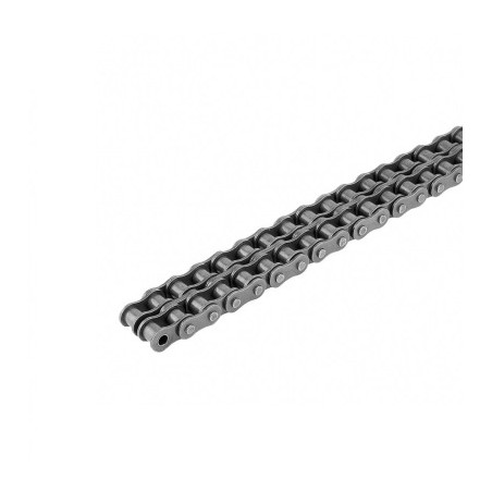 Cadena de rodillos doble 32B-2 acero inoxidable paso 2" (caja 5 mts.)
