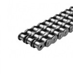 Cadena de rodillos triple 28B-3 acero inoxidable paso 1-3/4" (caja 5 mts.)
