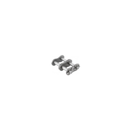 Union recta cadena doble 28B-2 acero inoxidable paso 1-3/4"