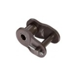 Union acodada cadena simple 32B-1 acero inoxidable paso 2"
