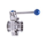 Valvula de bola A640 OD clamp-clamp Inoxpa A-304L DN-4" EPDM FDA sin maneta