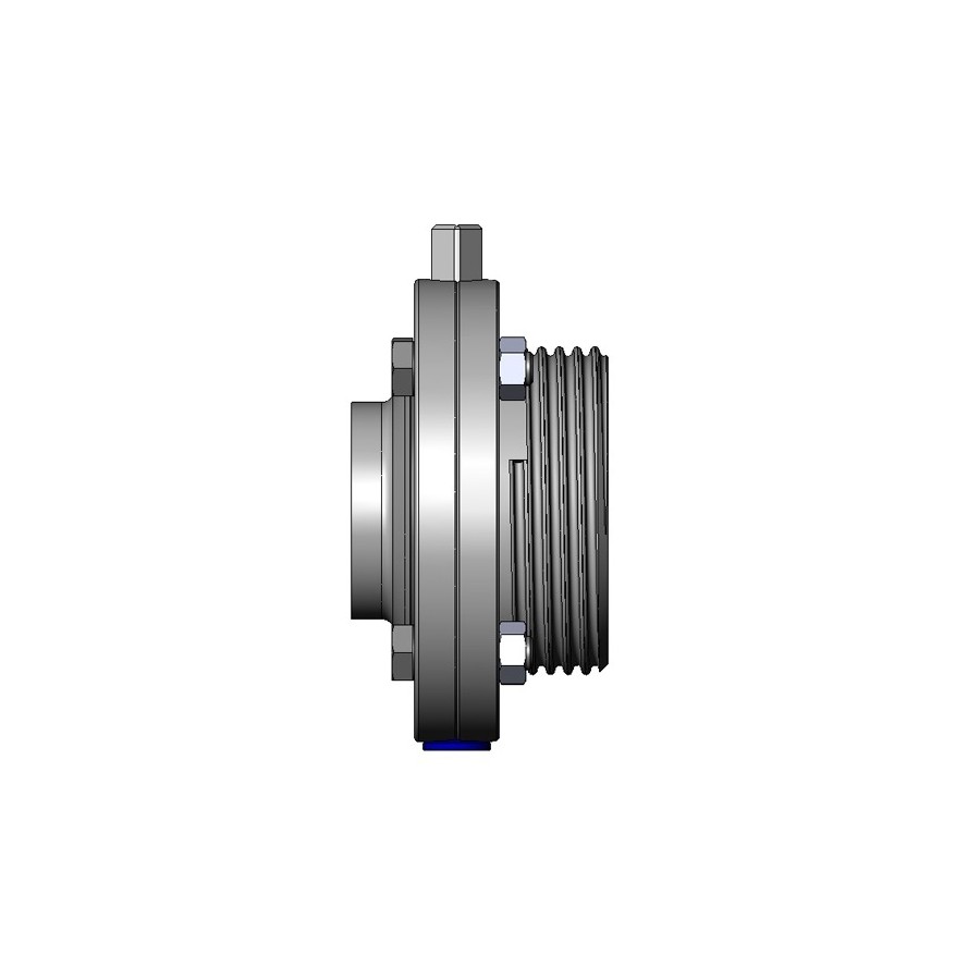 Valvula de mariposa A480 SMS macho-soldar Inoxpa A-304L DN-38 EPDM FDA sin maneta
