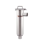 Filtro de escuadra DIN clamp-clamp Inoxpa A-316L DN-100 EPDM FDA sin tamiz