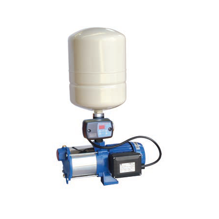 Grupo de presion con T-KIT Switch Matic 2 y acumulador Ebara modelo COMPACT AM/6G 0.44 KW. 230 V.