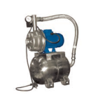 Grupo de presion con hidrosfera hor. Inox. 20 l. Ebara modelo COMPACT AM/12G 0.9 KW. 230 V.