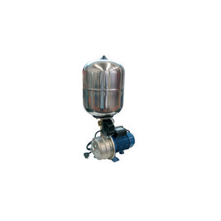 Grupo de presion con hidrosfera vert. Inox. 20 l. Ebara modelo CDXM 90/10G 0.75 KW. 230 V.