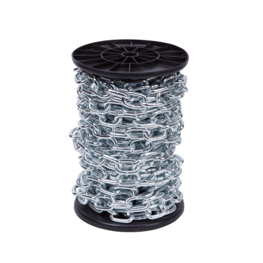 Cadena eslabon recto acero cincado 4 mm. Cadena eslabon recto acero cincado 4 mm.