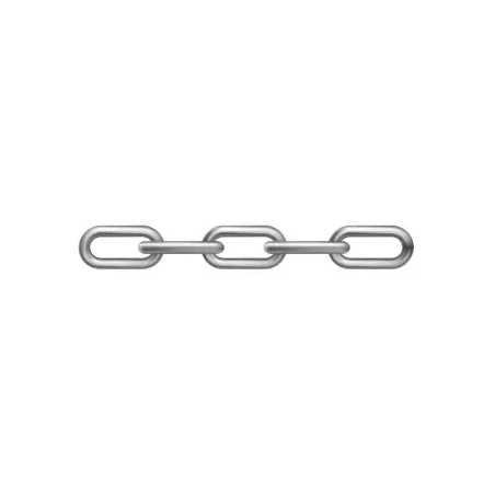 Cadena eslabon largo a/inox. A4 DIN-763 3 mm.