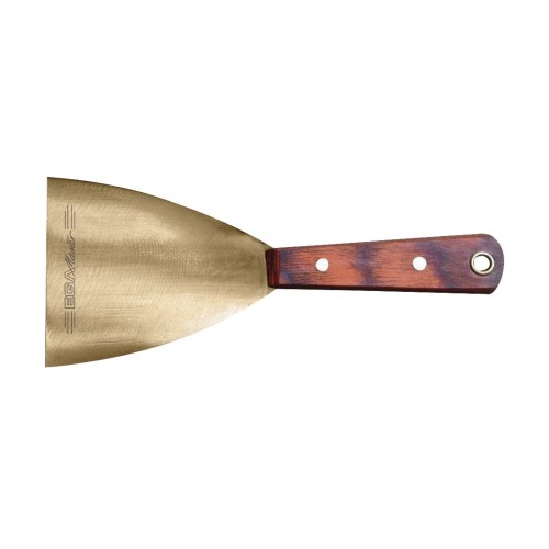 Espatula mango madera Ega Master 40x200 mm. antichispa Cu-Be codigo 36034