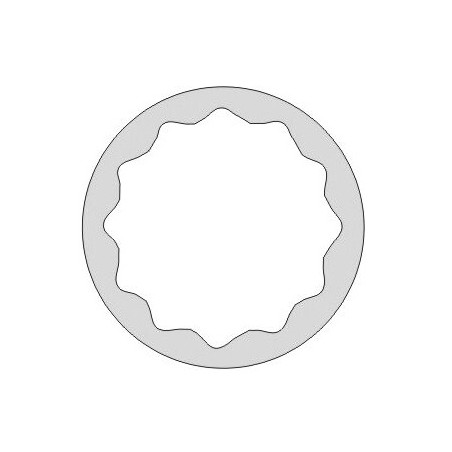 Llave de vaso 3/4" Ega Master 1-1/2" serie larga antichispa Al-Bron (12 cantos) codigo 35353