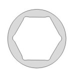 Llave de vaso 1/2" Ega Master 26 mm. antichispa Cu-Be (6 cantos) codigo 70339
