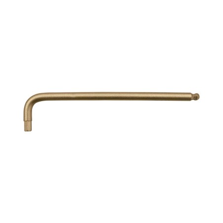 Llave hexagonal de bola serie larga Ega Master 10 mm. antichispa Cu-Be codigo 70415