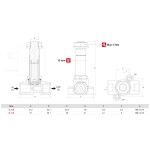 Electrovalvula Aignep accionamiento directo 2/2 N.C. 1/8" laton FKM 1,5 mm. 01F02115V0
