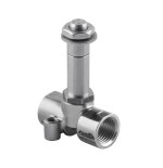 Electrovalvula Aignep accionamiento directo 2/2 N.C. 1/4" inoxidable FKM 2,5 mm. X1F03125V0