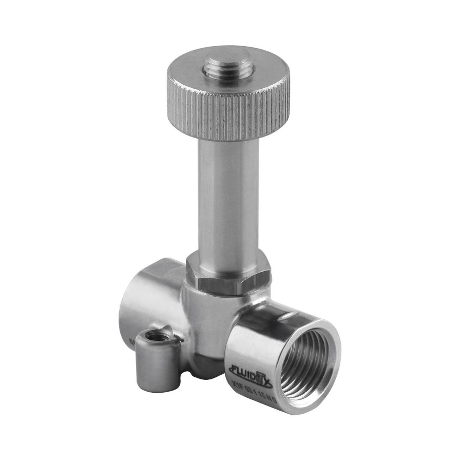 Electrovalvula Aignep accionamiento directo 2/2 N.O. 1/4" inoxidable FKM 1,5 mm. X1F03215V0