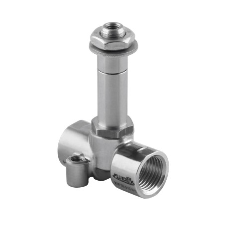 Electrovalvula Aignep accionamiento directo 3/2 N.C. 1/8" inoxidable FKM 4 mm. X1F02304V0