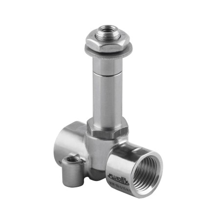 Electrovalvula Aignep accionamiento directo 3/2 N.O. 1/8" inoxidable NBR 2,5 mm. X1F02425N0