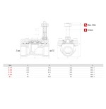 Electrovalvula Aignep servoaccionada 2/2 N.O. 1" laton EPDM 25 mm. 04F09225E0