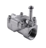 Electrovalvula Aignep servoaccionada 2/2 N.C. 1/4" inoxidable EPDM 10 mm. X4F03110E0