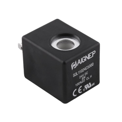 Bobina Aignep B1 talla 30 10 mm. 24 V. AC. 50/60 Hz. 11 VA. SOL11024A9000