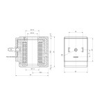 Bobina Aignep C1 talla 30 13 mm. 24 V. AC. 50/60 Hz. 14 VA. SOL20024AA000