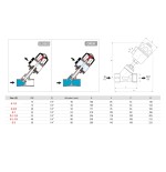 Valvula de asiento inclinado Aignep acero inoxidable 2/2 N.C. 1/2" con actuador neumatico tecnopolimero X2Y0510500