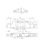 Electrovalvula biestable Aignep 3/2 N.C. 1/2" 2 posiciones fijas 01VS130005