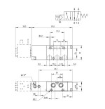 Electrovalvula asistida monoestable Aignep 5/2 1/8"   01VA050002