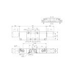 Electrovalvula asistida monoestable Aignep 5/3 O.C. 1/4" retorno muelle 01VA07OC03