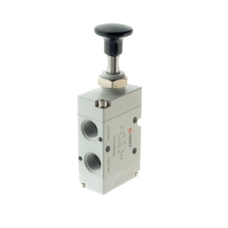 Valvula tirador biestable Aignep 5/2 1/4"   01VT150003