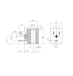 Bobina norma UL talla 22 Aignep 9 mm. 220 V. AC. 5 VA. SOLU1220A2000