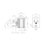 Bobina Atex talla 22 Aignep 9 mm. 220 V. AC. 5 VA. SOLX1220A2000