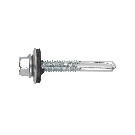 Tornillo para viga cincado autotaladrante cabeza  hexagonal Index 5,5 x 80 P16 AUTO16580