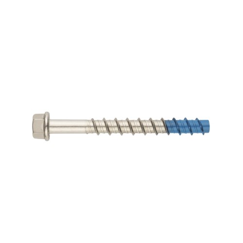 Tornillo cabeza hexagonal para hormigon punta bimetal inoxidable A4 Index D-10 x 70 TXE10070