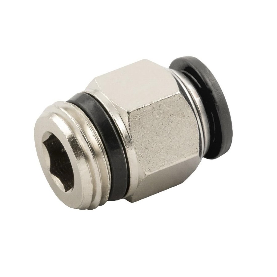 Racor recto conico macho Aignep 5 1/8" codigo 55000 5 1/8