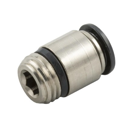 Racor recto macho conico  hexagono interior Aignep 6 1/4" codigo 55010 6 1/4