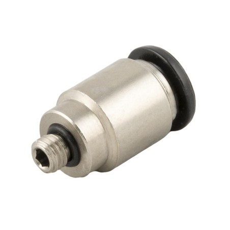 Racor recto cilindrico macho hexagono interior Aignep 6 M5 codigo 50010N 6 M5