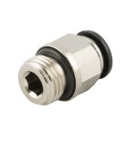 Racor recto cilindrico macho con torica Aignep 16 3/8" codigo 50020N 16 3/8