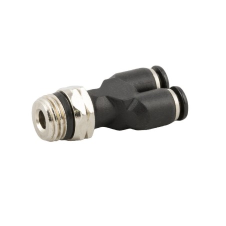 Racor en "Y" giratorio conico macho Aignep 8 1/4" codigo 55320 8 1/4