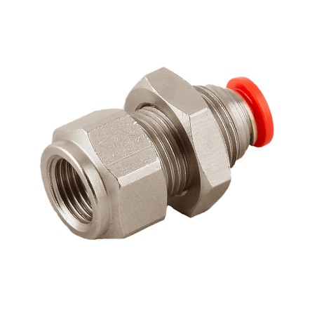 Racor recto intermedio pasatabiques hembra Aignep 4 1/8" M12X1 codigo 50055 4 1/8