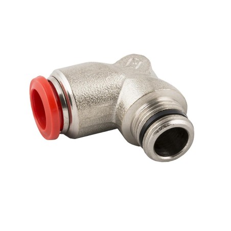 Racor codo macho conico Aignep 4 1/8" codigo 50100 4 1/8