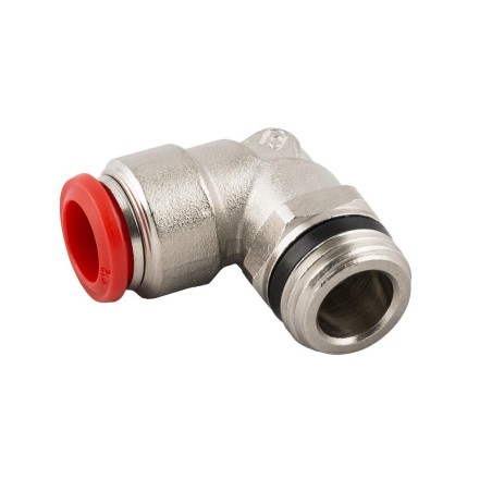 Racor codo giratorio conico macho Aignep 10 1/4" codigo 50111 10 1/4