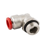 Racor codo giratorio cilindrico macho Aignep 4 M6X1 codigo 50116 4 M6X1