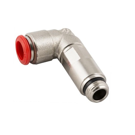 Racor codo prolongado giratorio conico macho Aignep 6 1/8" codigo 50121 6 1/8