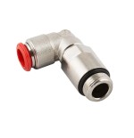 Racor codo prolongado giratorio cilindrico macho Aignep 4 1/4" codigo 50126 4 1/4