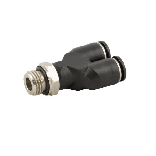 Racor en "Y" giratoria cilindrico macho Aignep 6 1/4" codigo 55325 6 1/4