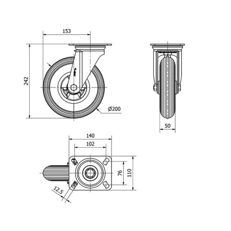 Rueda Alex modelo 2-1108 EAN 8422202211084